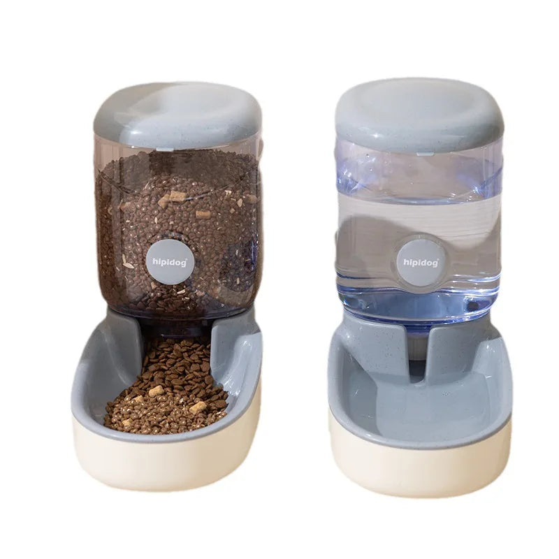 Automatic Cat Feeder High Capacity Pet Food Bowl Gravity Water Dispenser Mascotas Pet Bowl for Dogs Cats 4L Cat Accessories