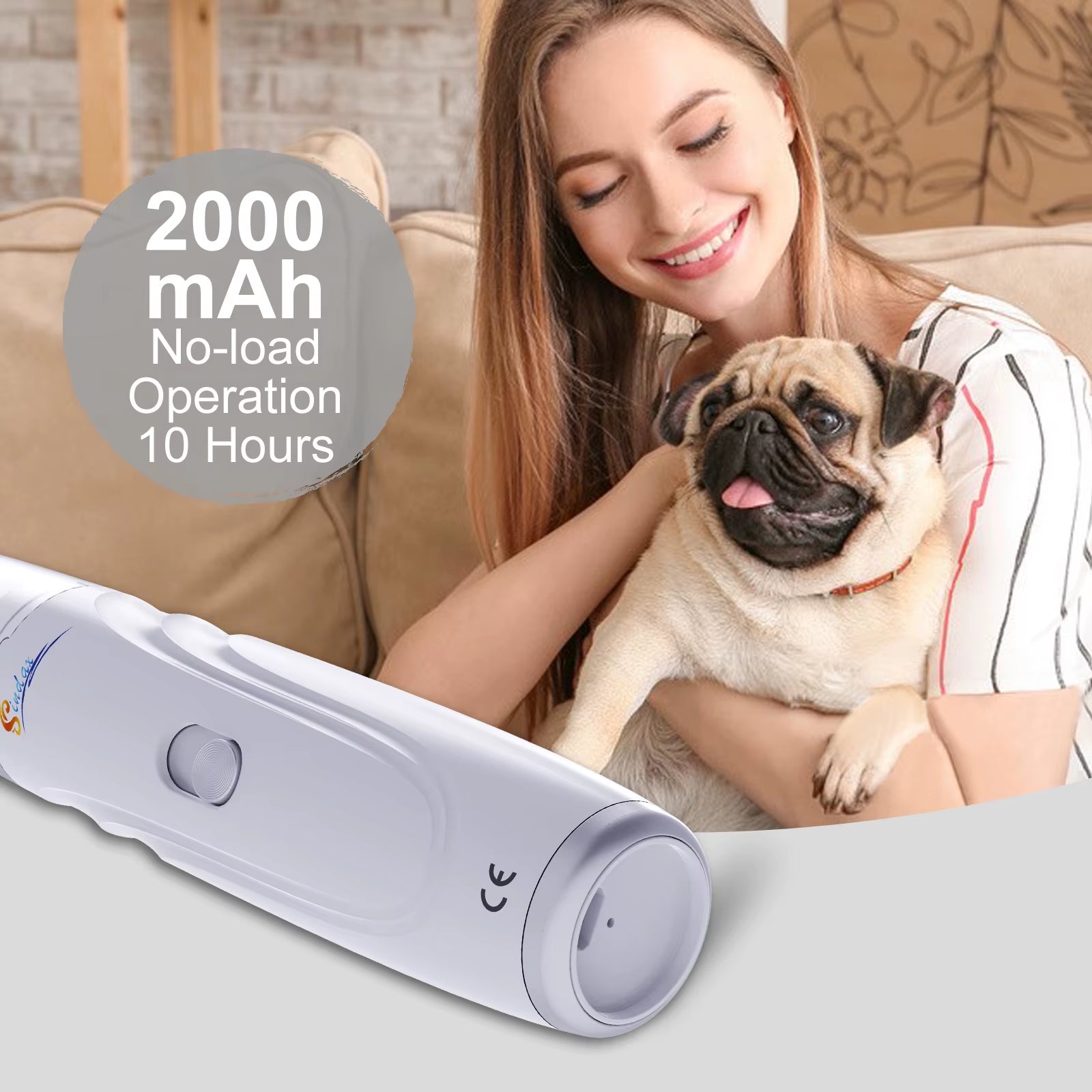 Electric Pet Nail Grinder Trimmer Grooming Tool Rechargeable Dog Nail Clippers Dogs Nail Grinder Trimmer Puppy Dog Accessories