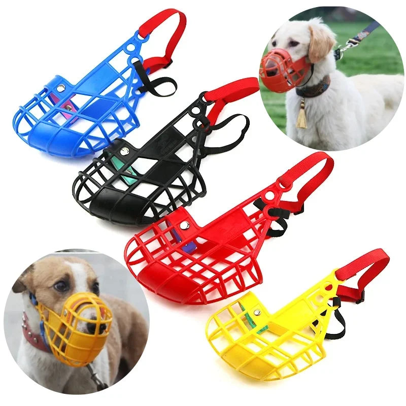 Adjustable Puppy Big Dog Muzzle Safety Breathable Pet Mouth Mask for Small Medium Large Dogs Pets Accessories Mascotas Product