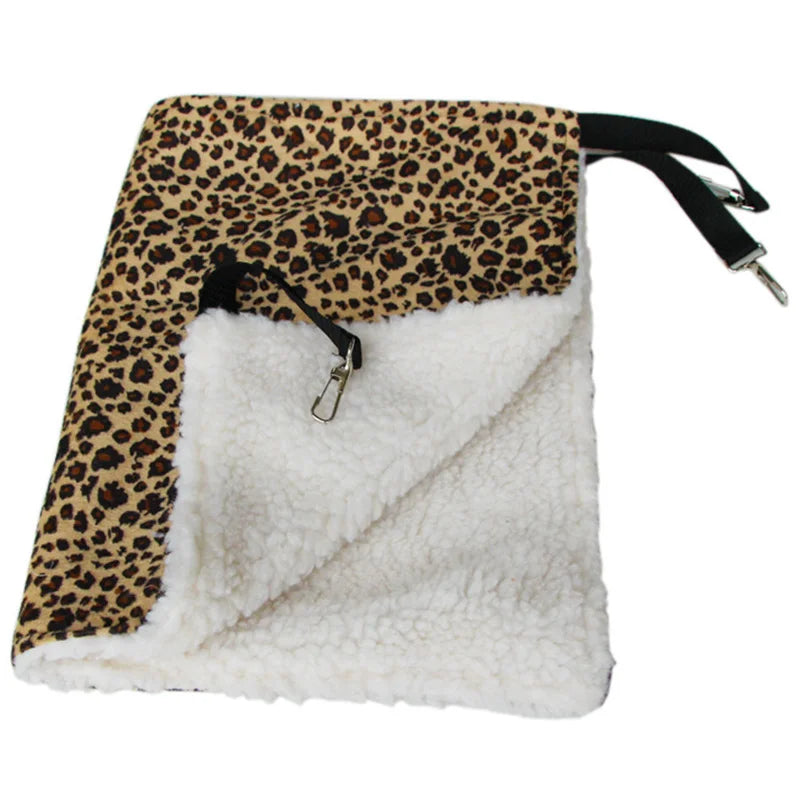 Cozy Double Rabbit Puppy Cat Hammock Winter Warm Pet Bed House for Cats Kitten Kedi Casa Para Gato Chinchillas Mascotas Supplies