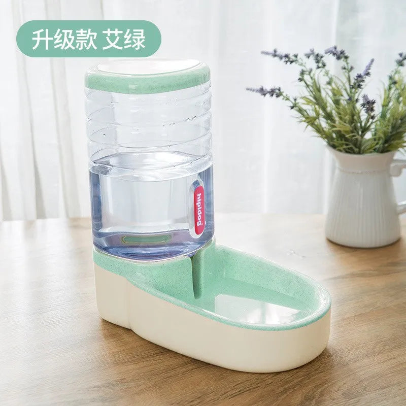 Automatic Cat Feeder High Capacity Pet Food Bowl Gravity Water Dispenser Mascotas Pet Bowl for Dogs Cats 4L Cat Accessories