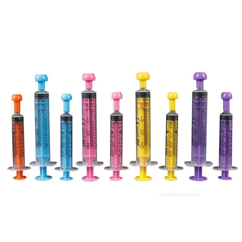 5/10ML Pet Disposable Feeders Small Animal Syringe Feeders Specification Plastic Syringe for Dog Cat, Liquid Dispensing 1Pc
